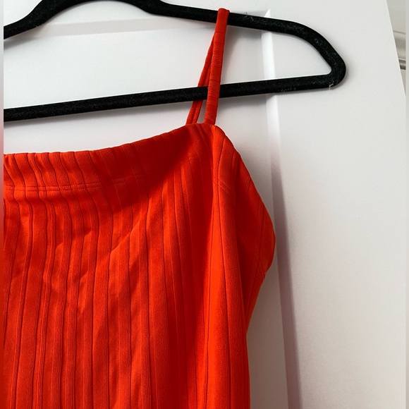 Solid & Stripped, ribbed one piece, tomato - Picture 8 of 8